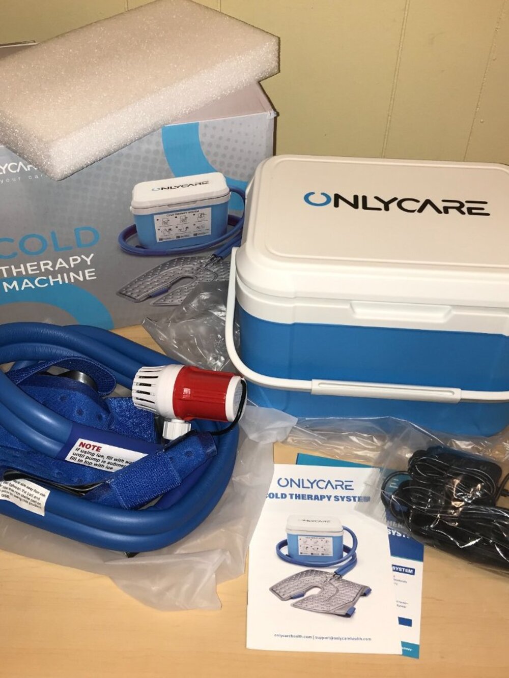 Onlycare Cold Therapy Machine Ice Therapy-Pain Relief, After Knee Surgery, Joint